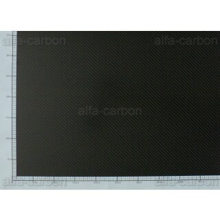 Carbon Platte Kohlefaser 0,45mm dünne CFK Platte ca. 400mm x 100mm