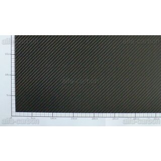 Carbon Platte Kohlefaser CFK Platte 1mm x 300mm x 100mm